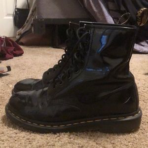 Black Glossy Airwair Dr. Martens